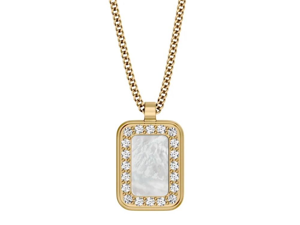 Fossil Raquel Halskette Glitz Mother Of Pearl